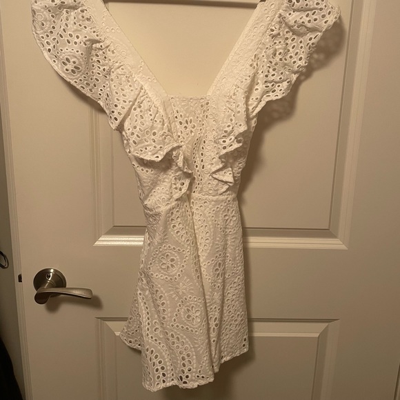 KEEPSAKE the Label Pants - White Eyelet Romper by Keepsake the Label